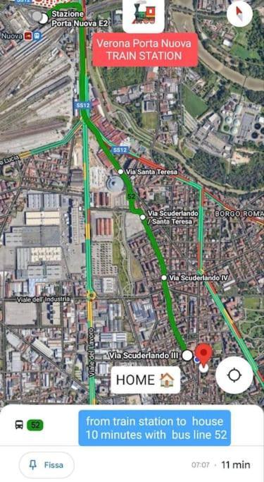 Casa Romeo Vinitaly - Free Parking - Wifi Daire Verona Dış mekan fotoğraf